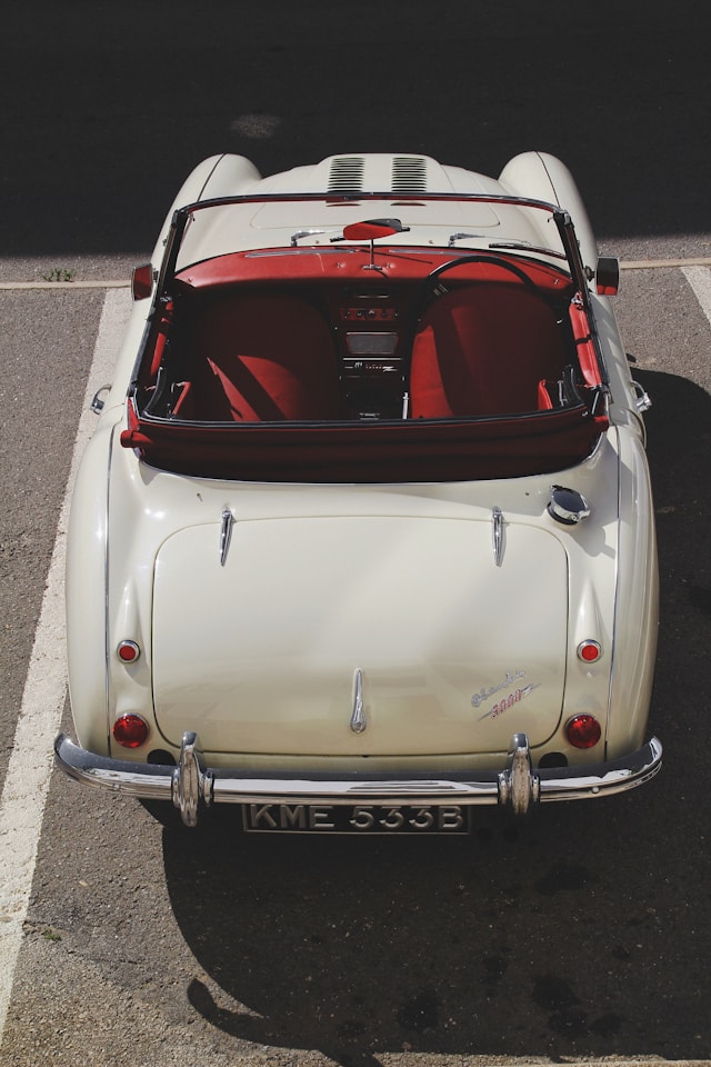 austin healey 3000 vue de haut