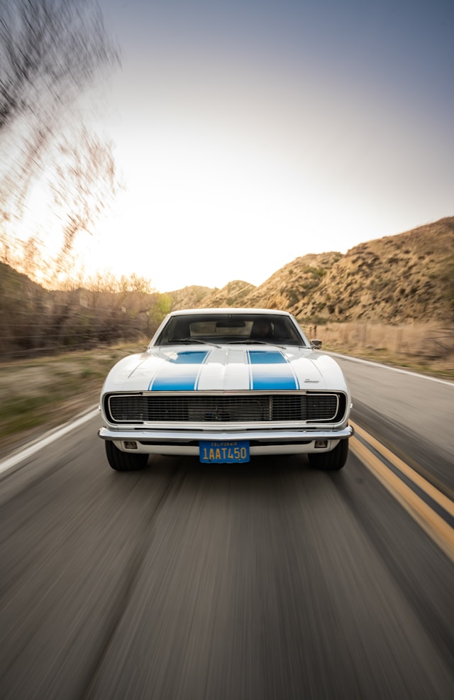 Chevrolet Camaro collection sur la route