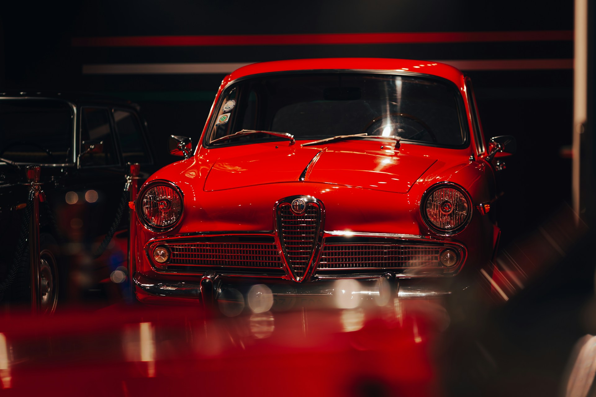 Alfa Romeo Giulietta Berlina de collection, berline sportive italienne équipée du célèbre moteur double arbre Alfa Romeo.