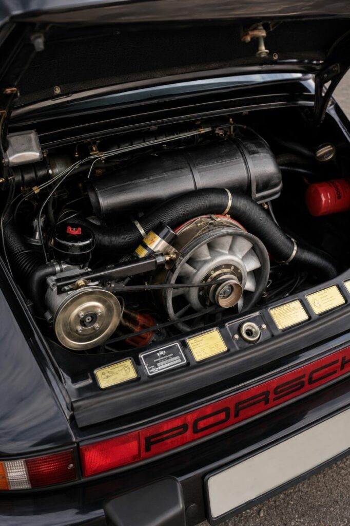 Moteur flat-six refroidi par air de la Porsche 911 G
